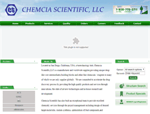 Tablet Screenshot of chemcia.com